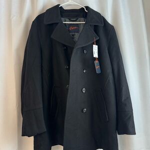 Egara Classic Black Peacoat